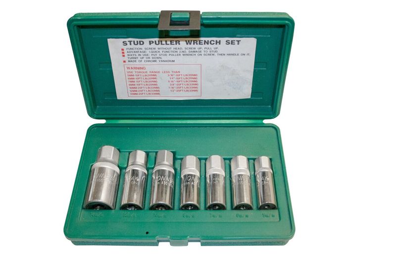 Jonnesway - Stud Puller Wrench Set - Set of 7