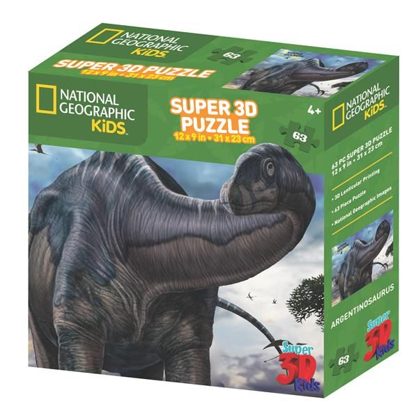 National Geographic Argentinosauraus 3D Puzzle - 63 Piece