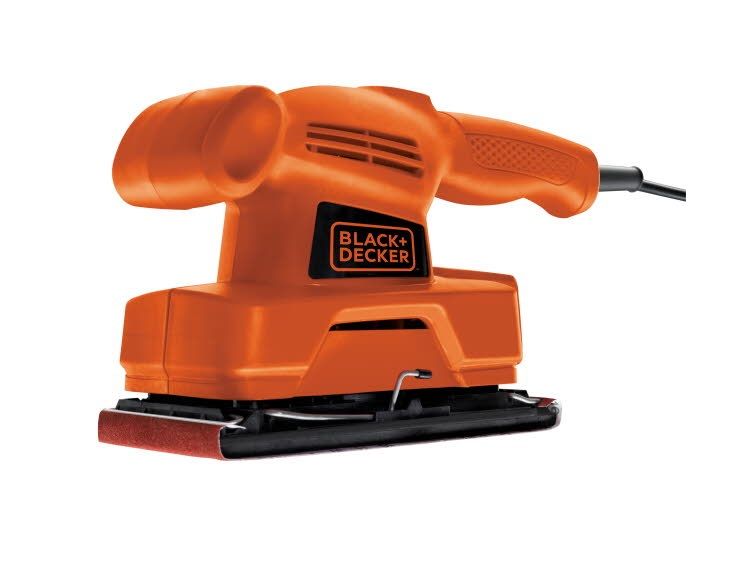 BLACK+DECKER - 135W 1/3 Sheet Sander &amp; 10 Sanding Sheets