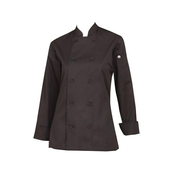Chef Works - Women's Sofia Chef Coat - Black