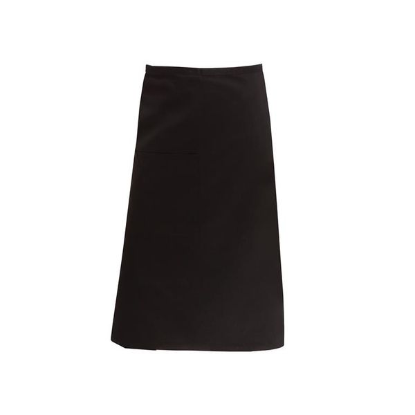 Chef Works 3/4 Bistro Apron - Black