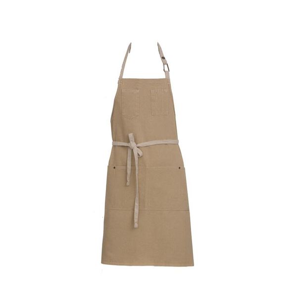 Chef Works Austin Bib Apron - Natural