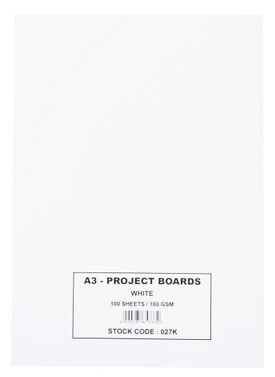 Marlin: Project Boards A3 100's - White