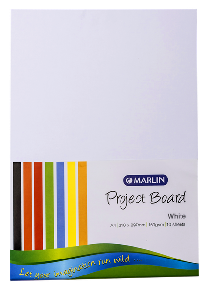 Marlin: Project Boards A4 10's - White