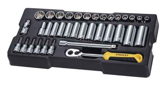 Stanley Tools - 3/8 inch Metric Socket Module - Set of 36