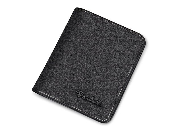 Genuine Leather Thin Mini Wallet