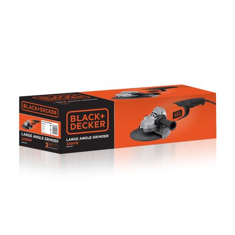 Black+Decker 230mm Angle Grinder 2200W BDGL2223-B9