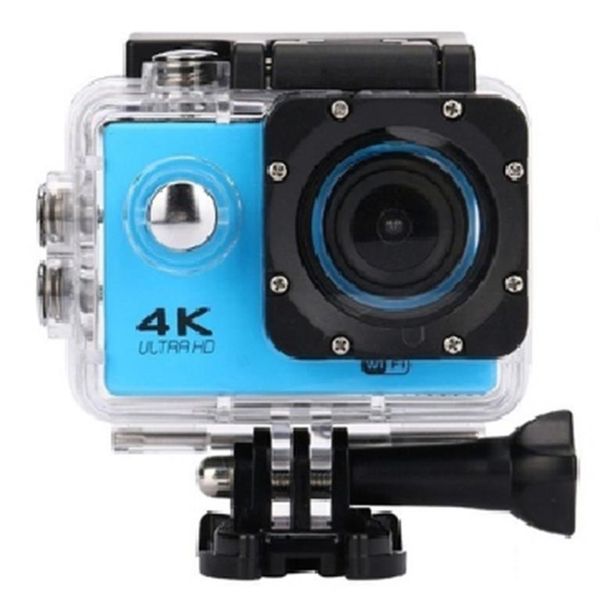 4K Wifi Action Camera - Blue