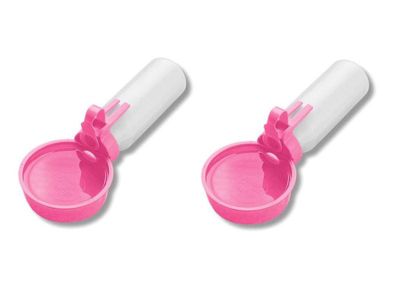 Water Rover Portable Botttle &amp; Bowl 470ml (2 Pack - Pink)