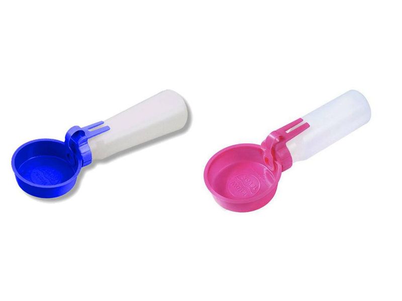 Water Rover Portable Botttle &amp; Bowl 760ml (2 Pack - Pink)