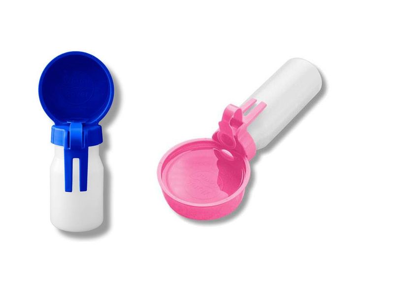 Water Rover Portable Botttle &amp; Bowl 235ml and 470ml (2 Pack - Blue/Pink)