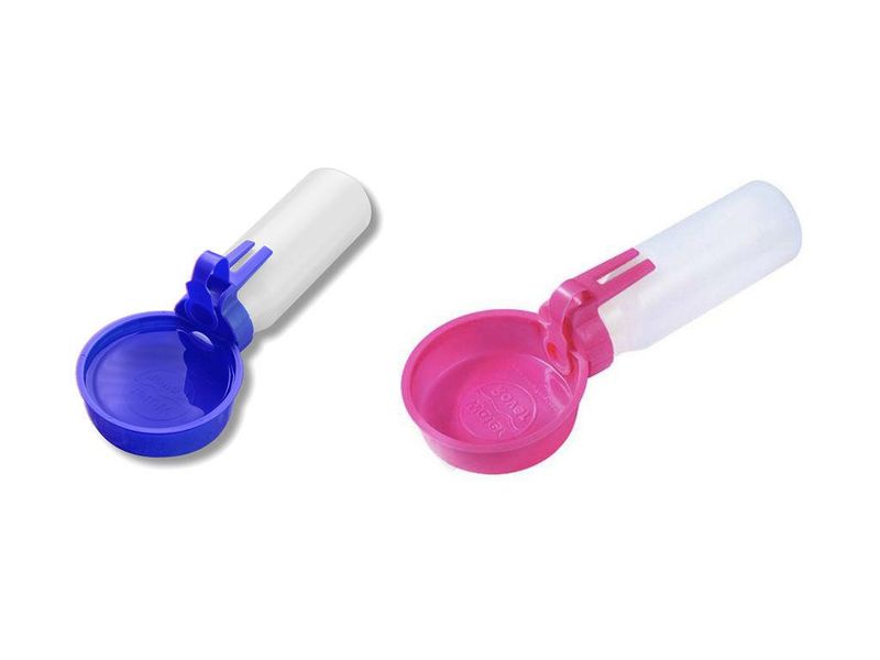 Water Rover Portable Botttle &amp; Bowl 470ml and 760ml (2 Pack - Pink)