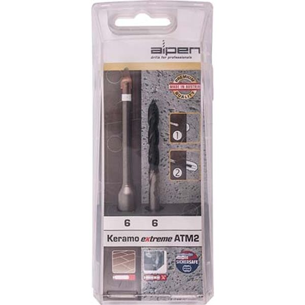 Alpen - Keramo Extreme 6mm Bit with 6mm Hex Bit