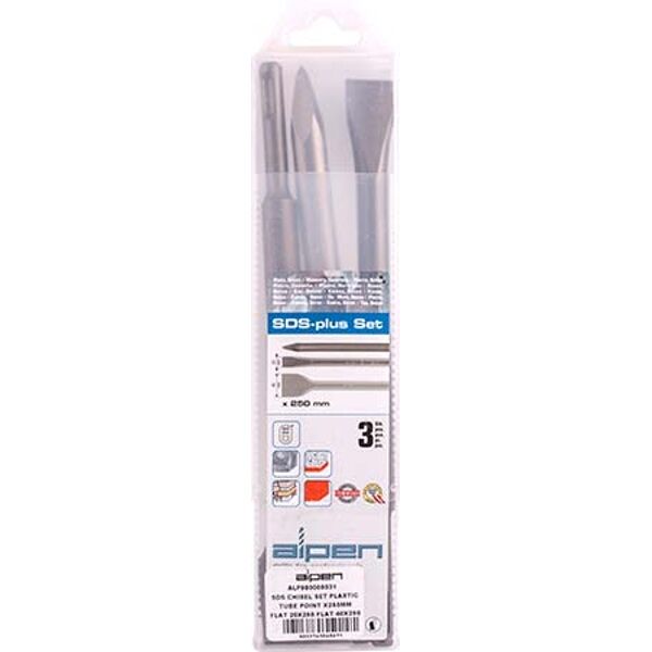 Alpen - SDS Chisel Set - Set of 3