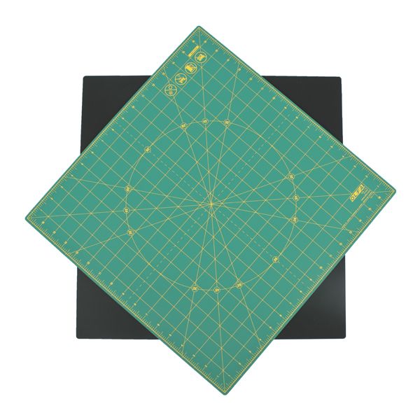 OLFA RM-CG 12 x 18 Green Self-Healing Rotary Mat Set –
