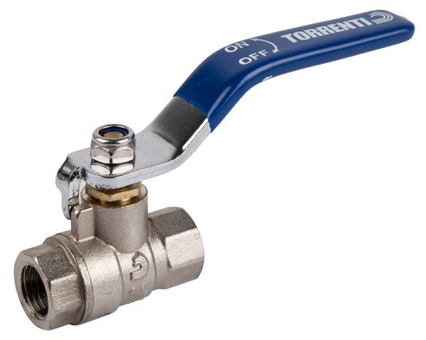 Torrenti 10mm Full Bore Ball Type Valve - Blue