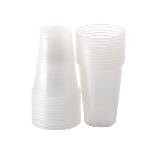 Bulk Pack x 6 Plastic Picnic Cups - 24 Piece (200ml)