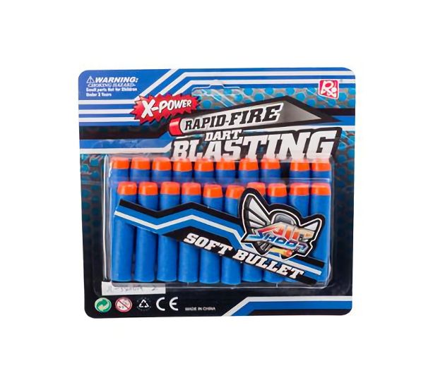 Bulk Pack x 4 Gun Refill Foam Darts - 20 Piece