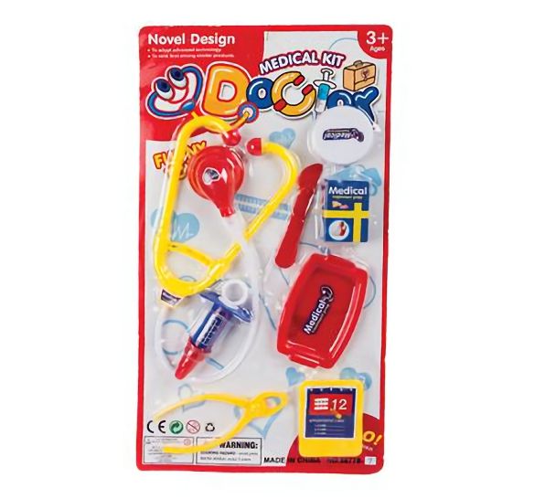 Bulk Pack x 4 Doctor Playset - 7 Piece