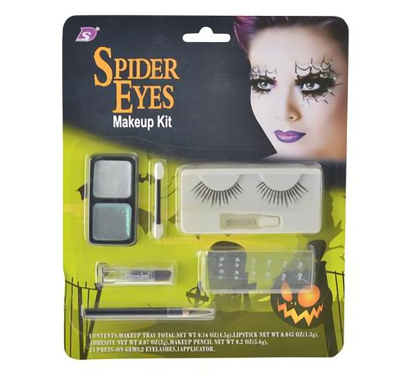 Bulk Pack x 4 Dress Up Makeup Set with Eyelashes - 30 Piece