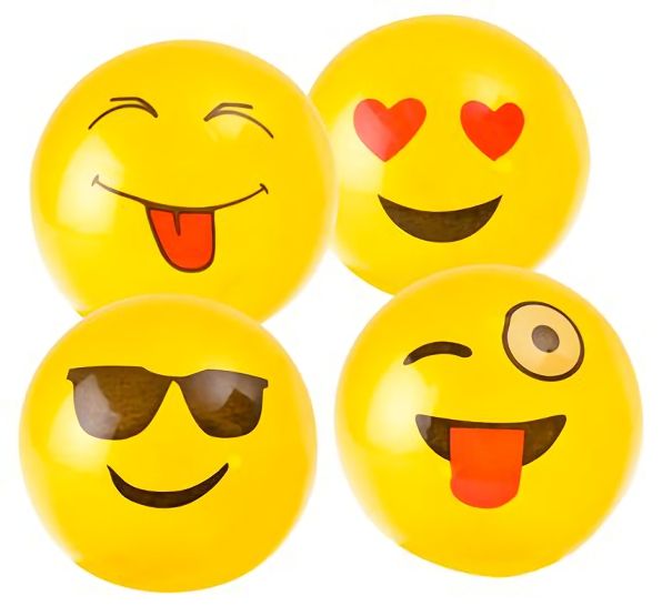 Bulk Pack x 8 Emoji Balls - 20cm
