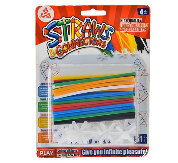 Bulk Pack x 5 Straw &amp; Connectors - Educational Toy