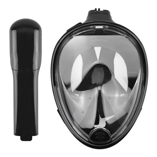 Dry Dive Snorkel Full Mask - Black