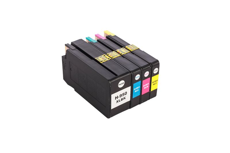 950Xl / 951XL Set Compatible with HP - Black, Cyan, Magenta &amp; Yellow