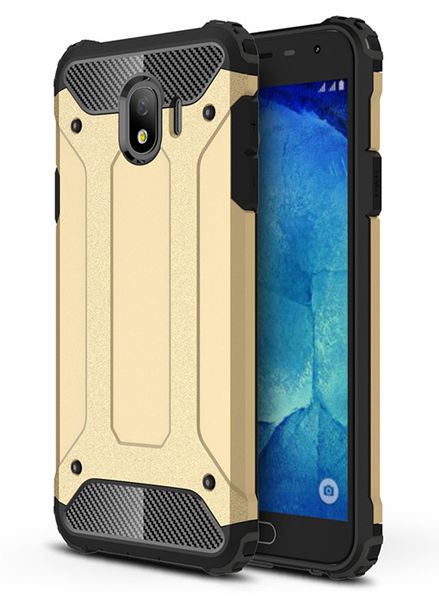 Shockproof Armor Case for Samsung Galaxy J4 - Gold