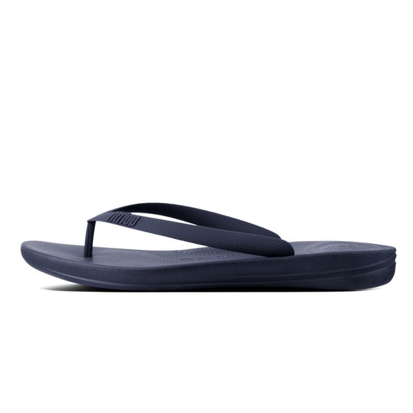FitFlop Men's iQushion Flip Flops - Midnight Navy - UK 11.5