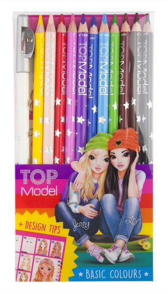 Top Model: Coloured-Pencils- 12's
