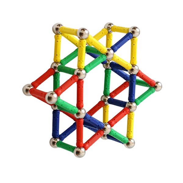 Magnetic Building Sticks Set - 84 Piece