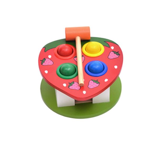 Wooden Pounding Bench Toy With Mallet