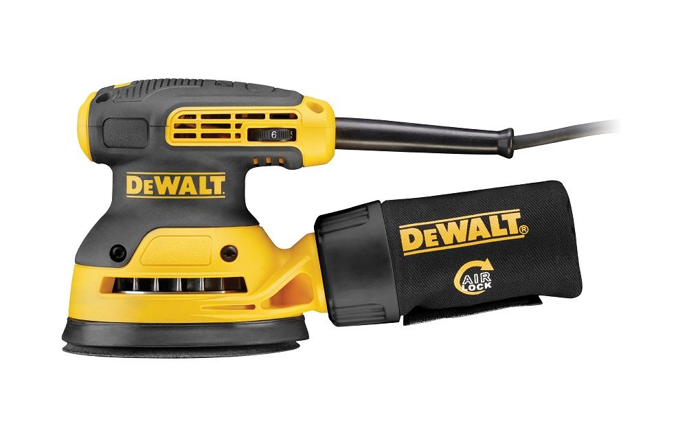 Dewalt - 12.5cm Random Orbit Palm Grip Sander - Yellow | Shop