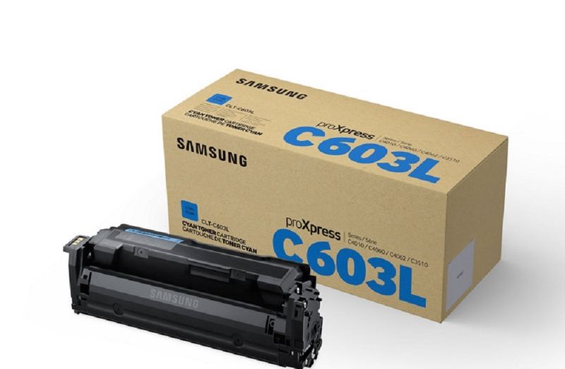 Samsung CLT-C603L Cyan Laser Toner Cartridge