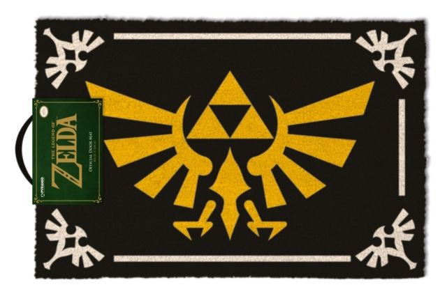 Legend Of Zelda: Triforce Door Mat (Parallel Import)