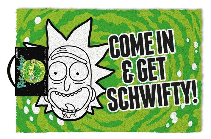 Rick And Morty: Get Schwifty Door Mat (Parallel Import)