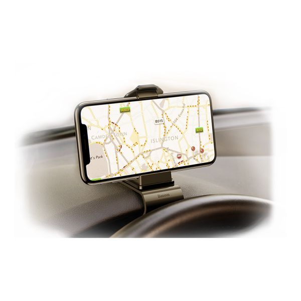 Baseus Mouth Car Dashboard Smartphone Mount Holder - Black