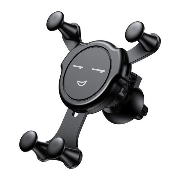 Baseus Gravity Emoticon Car Aircon Vent Smartphone Mount - Black