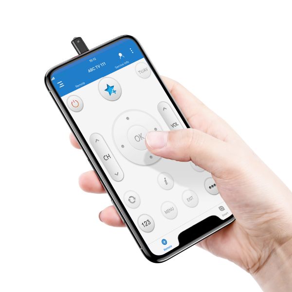 Baseus Infrared Remote Control Jack for Lightning Devices - Black