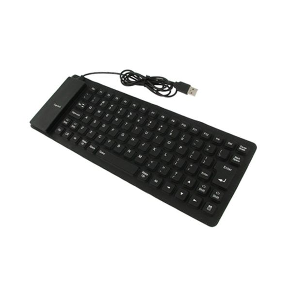 USB Flexible Keyboard - Black