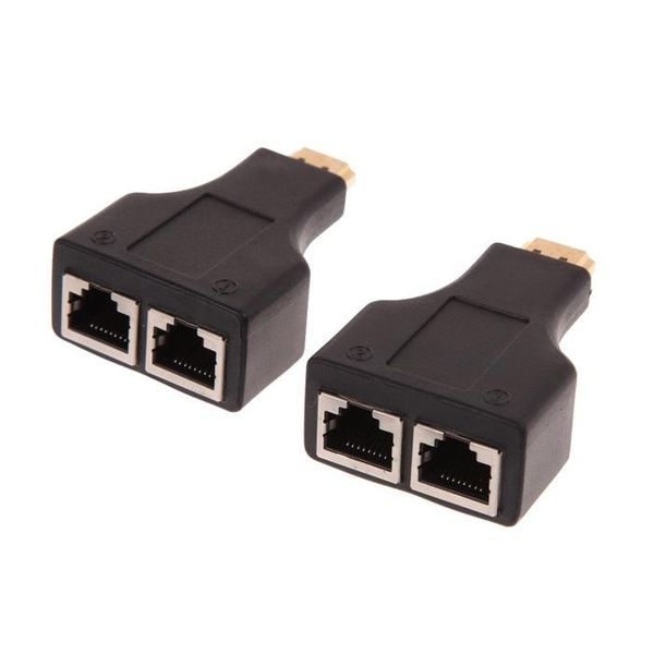 GS HDMI Cable Extender Adaptor - Black (30m)