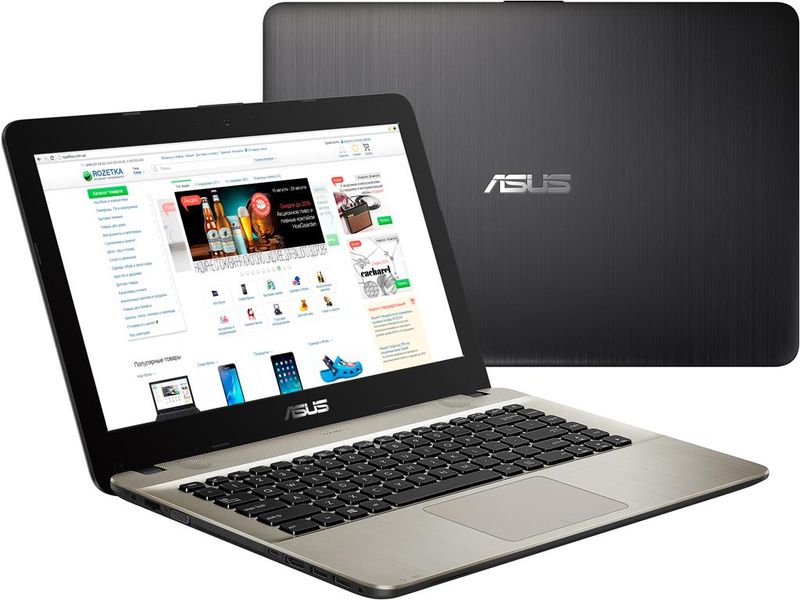 ASUS Vivobook A541 Celeron N3060 15.6" Notebook - Black