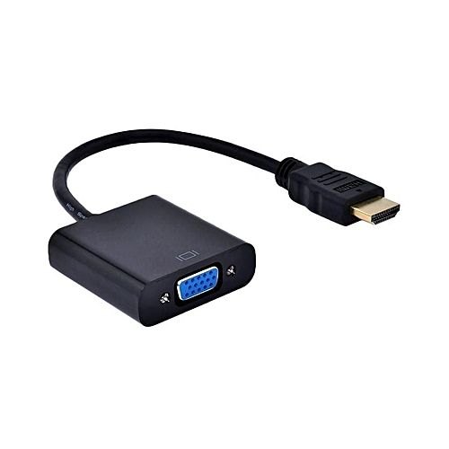 HDMI To VGA Video Adapter With Audio - Black