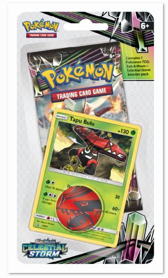 Pokemon Sun &amp; Moon Celestial Storm Checklane Blister - Tapu Bulu