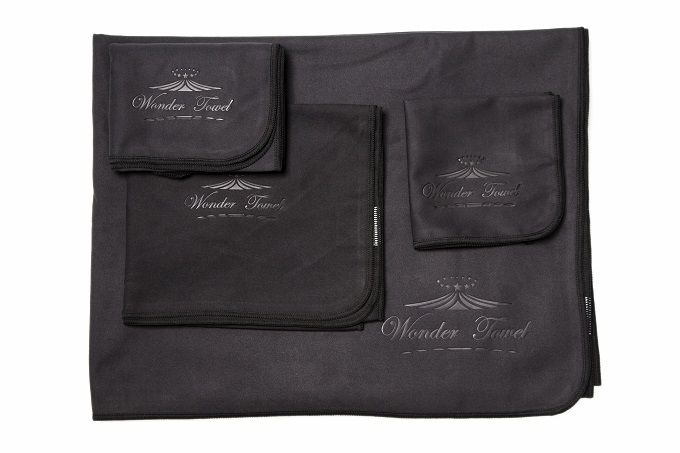 Wonder Towel Microfibre Baby Bath Towel Set - Black