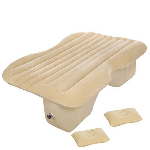 Heavy Duty Car Travel Inflatable Mattress - Beige