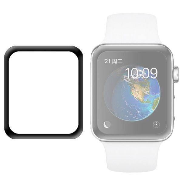 3D Full Covered Tempered Glass Screen Protector for Apple iWatch - 42mm