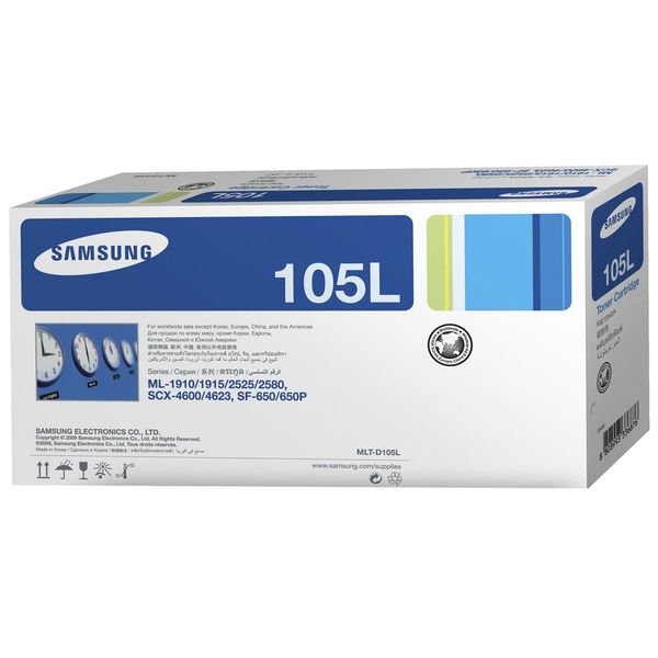 Samsung Toner 105L / MLTD105L / MLTD-105L / SV116A Twin Pack - Black