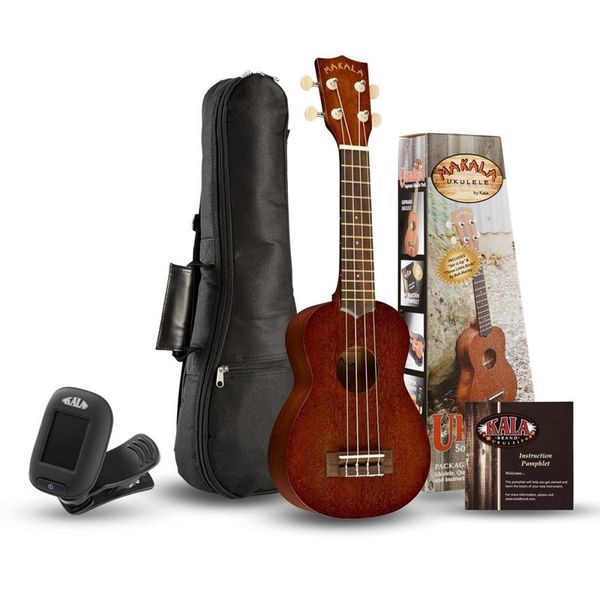 Kala MKSPACK Makala Soprano Ukulele Pack